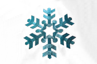 A Designer's Look at the Single Simple Snowflake Embroidery Pattern