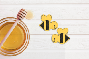 Adorable Bee Feltie ITH for Boutique Apparel