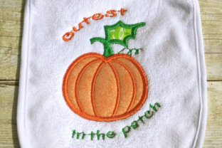 Charming Cutest Pumpkin in the Patch Applique