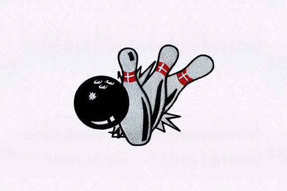 Exploring the Bowling Balls Embroidery Design