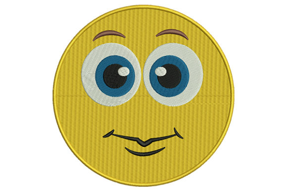 Eyes Open Emoji: A Charming Addition to Embroidery Projects