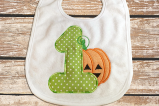 First Halloween Pumpkin Applique: A Charming Addition