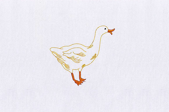 Golden Duck: A Charming Addition to Your Sweatshirt Line