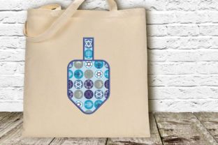 Hanukkah Dreidel Applique: A Charming Addition