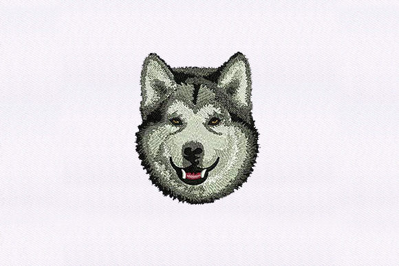 Husky Face: A Charming Addition to Your Embroidery Projects