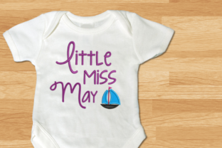 Little Miss May Sailboat Applique Design Review