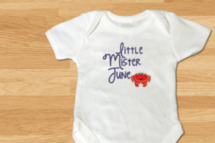 Little Mister June Crab Applique Review