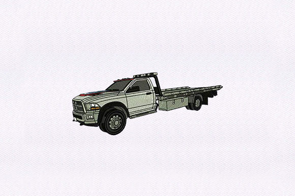 Tow Truck: A Versatile Embroidery for Small Business Merch