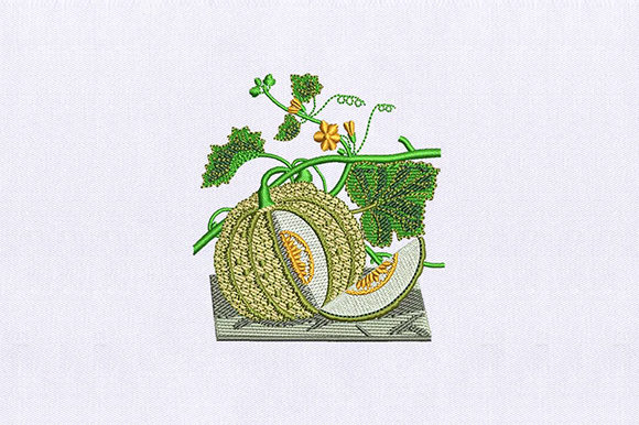 Vines Muskmelon: A Fresh Addition to Your Embroidery Line